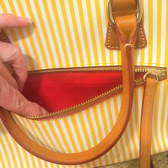 Dooney & Bourke Yellow Tan Satchel
